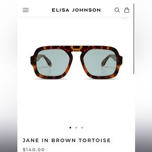 Elisa Johnson Brown Tortoise Sunglasses